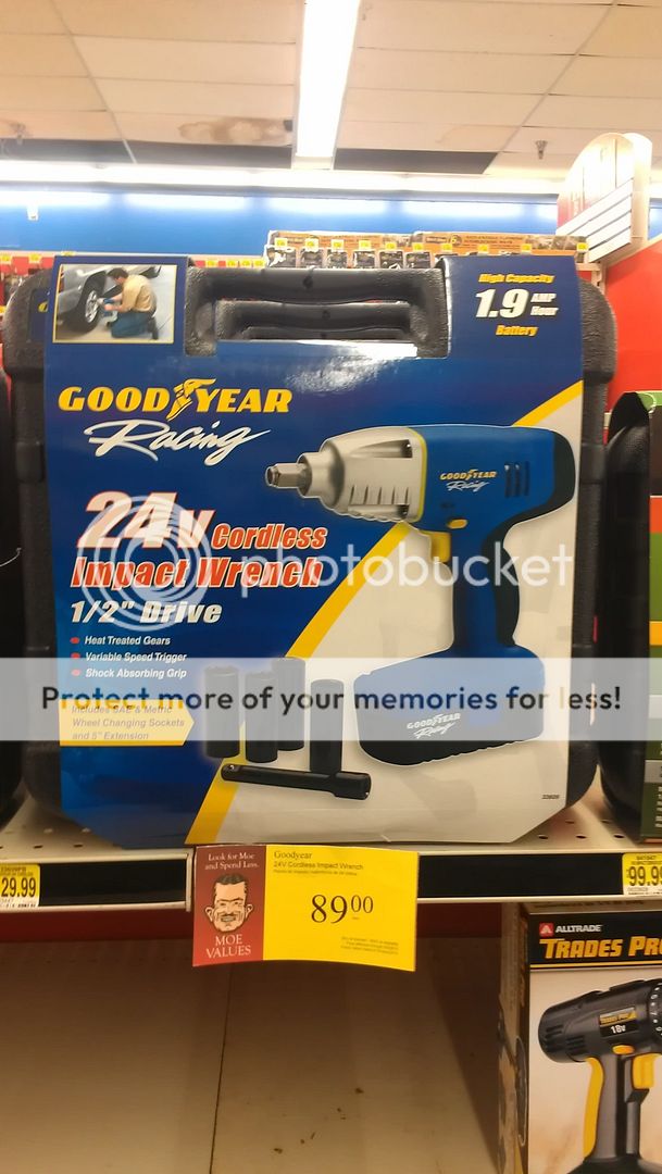 Goodyear Racing 24V Cordless Impact Wrench Nissan 350Z